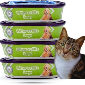 Cat Litter Refill Bags Cartridge– Compatible with Litter Cat Genie Standard